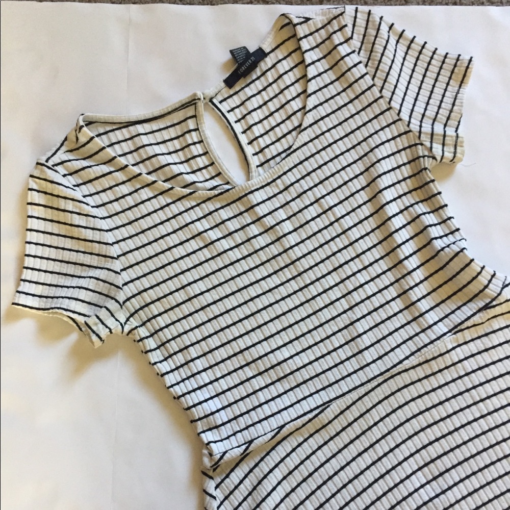 Striped Forever 21 Skater Dress